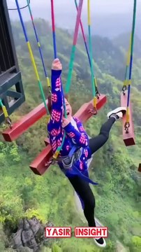 The three most dangerous swings in the world. Do not climb on these swings even by mistake