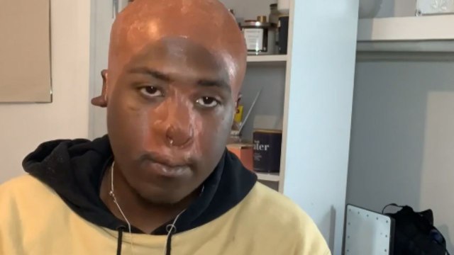 Unexpected brushstrokes: Makeup artist turns boyfriend's hero dreams into a roaring reality