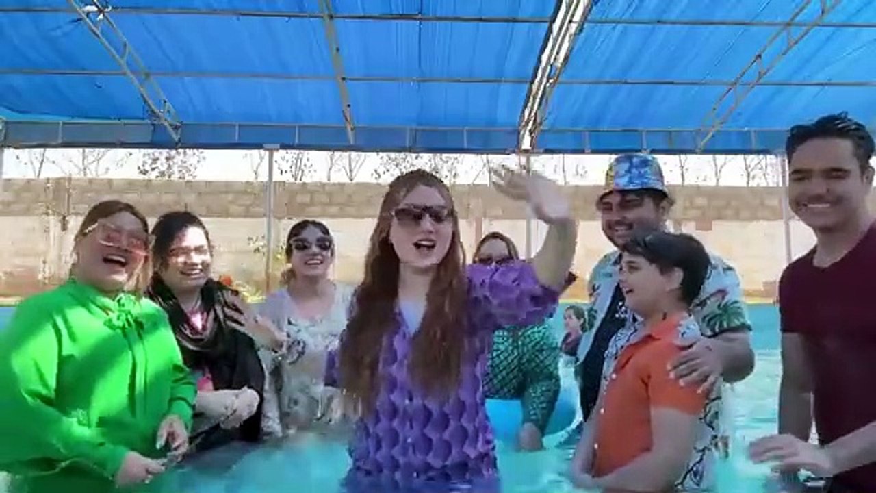 SWIMMING_POOL_MEI_DUBGAYI‍♀️__GARMI_SEY_BURA_HAAL_FARMHOUSE_PICNIC_2024__VLOG_BY_RABEECA