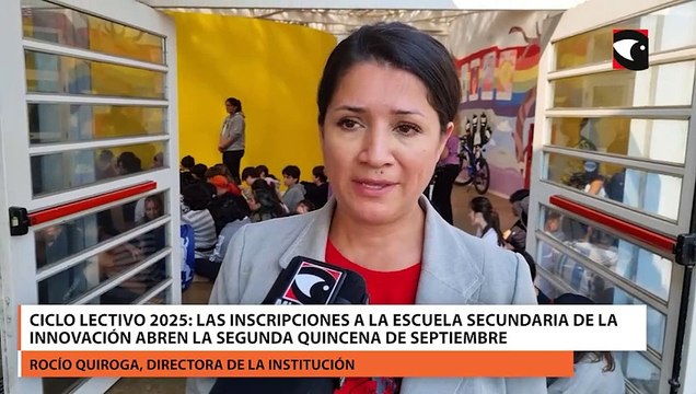 Ciclo lectivo 2025: Las inscripciones a la escuela secundaria de la innovación abren la segunda quincena de septiembre