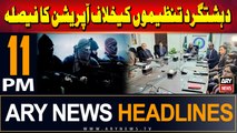 ARY News 11 PM Headlines | 5th August 2024 | NACTA decides to launch joint IBOs against te**orist