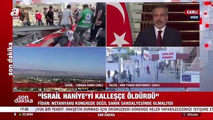 Hakan Fidan: Oyun oynamıyoruz, İsrail'in sahipleri tasmasını eline alsın