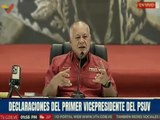 Primer Vpdte. del PSUV reiteró el llamado a la paz que realizó el presidente Nicolás Maduro