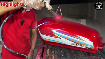 How to Make Honda CG 125 Genuine Fuel Tank