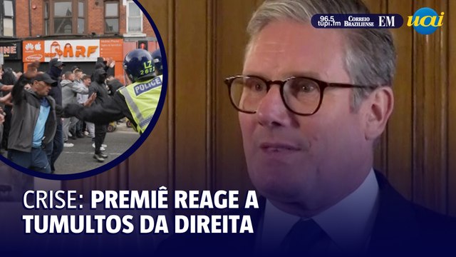 Starmer promete justiça rápida após tumultos da direita