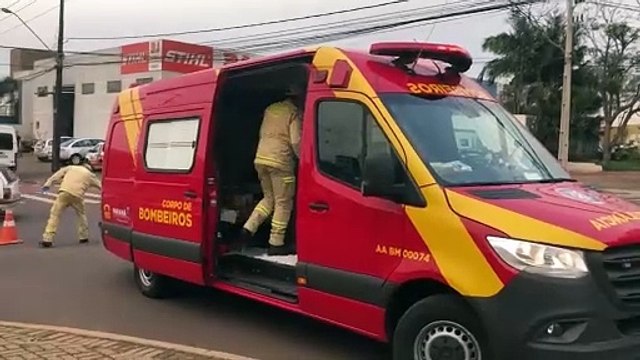 Corpo de Bombeiros detalha ocorrência que deixou ciclista gravemente ferido na Av. Piquiri