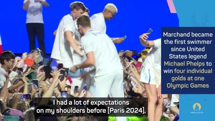 Marchand feels 'lucky' to compete in front of a home crowd