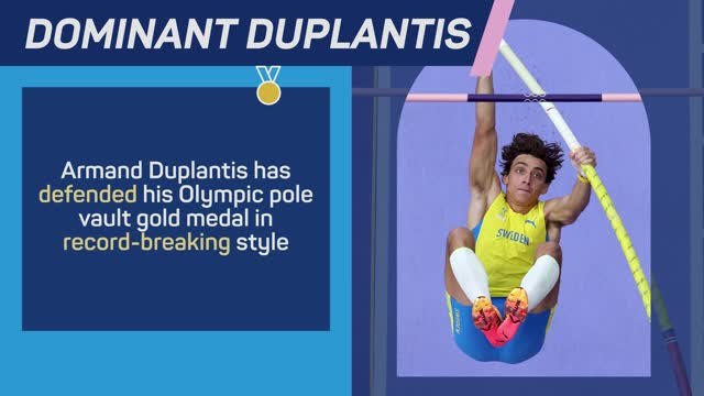 Medal Alert - Armand Duplantis defends pole vault gold