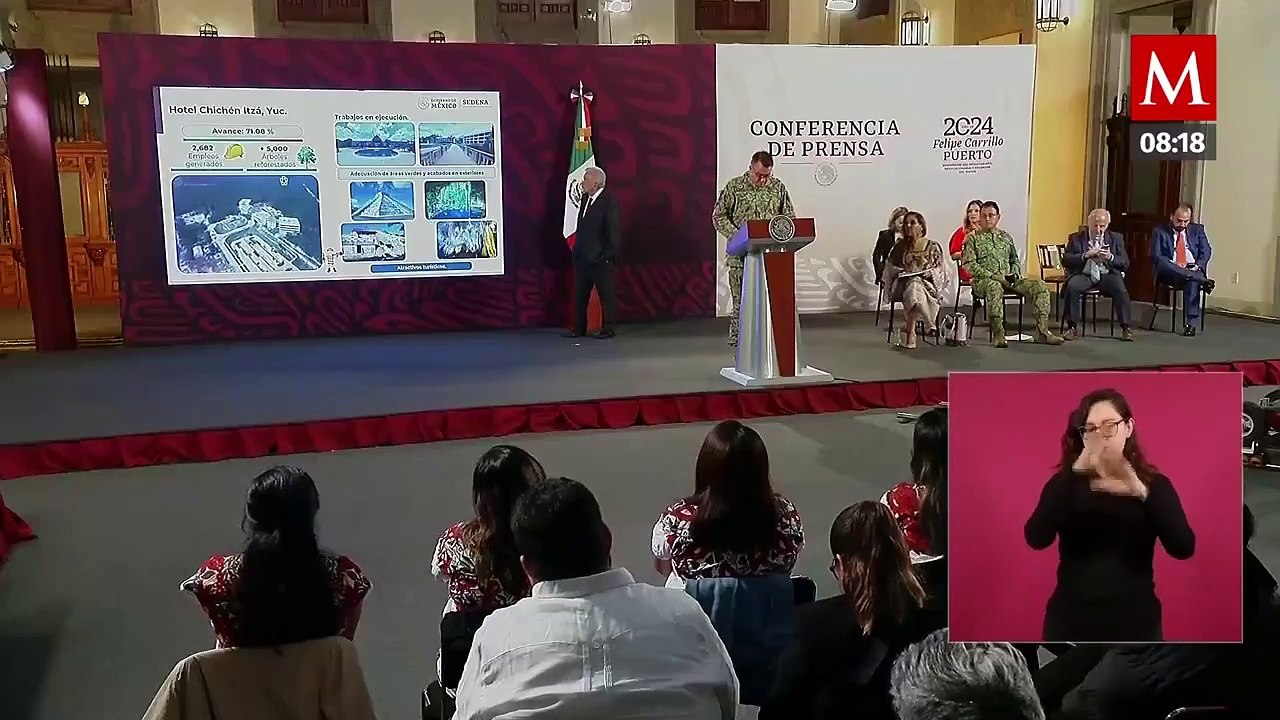 Hotel Chichén Itzá, en el tramo 4 del Tren Maya registra avance de 71%