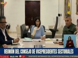Vpdta. Ejecutiva Delcy Rodríguez lideró reunión de trabajo con el Consejo de Vicepresidentes Sectoriales