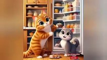 Happy birthday surprise  ai cat story