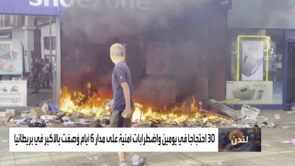 بريطانيا تشهد أعنف احتجاجات منذ 13 عاماً.. وستارمر يتوعد