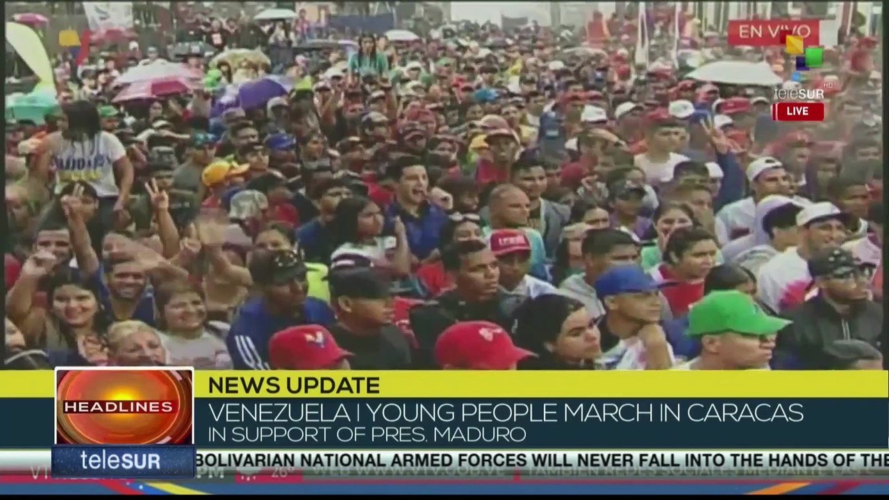 Venezuela | President Maduro addresses the mobilized youth in his support