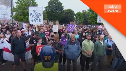 Protes anti pendatang merebak ke barat daya England