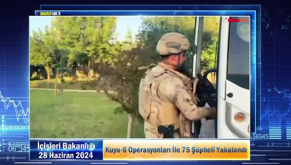 Kuyu-6 Operasyonları İle 75 Şüpheli Yakalandı