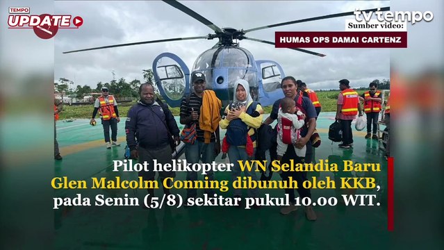 Kronologi Pilot Helikopter Asal Selandia Baru Tewas Dibunuh KKB di Timika