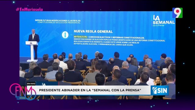 En La Diana: Abinader presenta propuesta de reforma constitucional | ENM