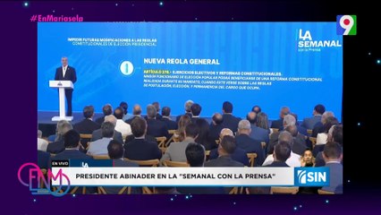 En La Diana: Abinader presenta propuesta de reforma constitucional | ENM