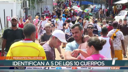 Logran identificar a cinco de los migrantes que murieron en Carreto