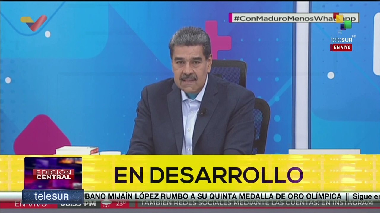 Pdte. Maduro: Las instituciones de Venezuela están funcionando
