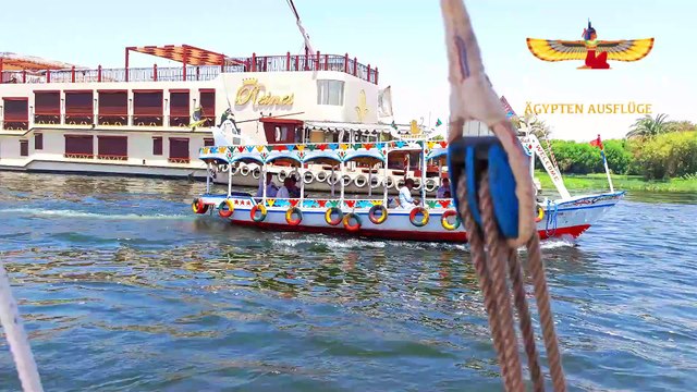 Felucca Fahrt auf dem Nil von Luxor Ägypten