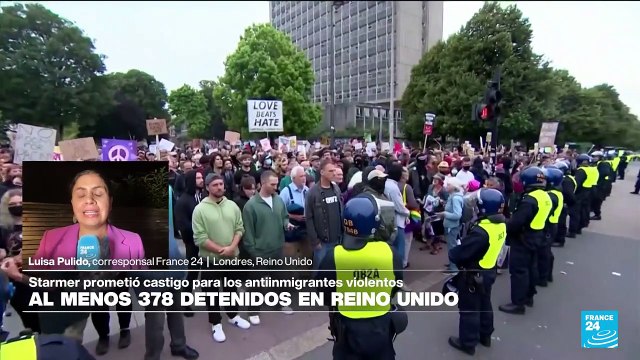 Informe desde Londres: cifra de detenidos durante disturbios en Reino Unido se acerca a 400