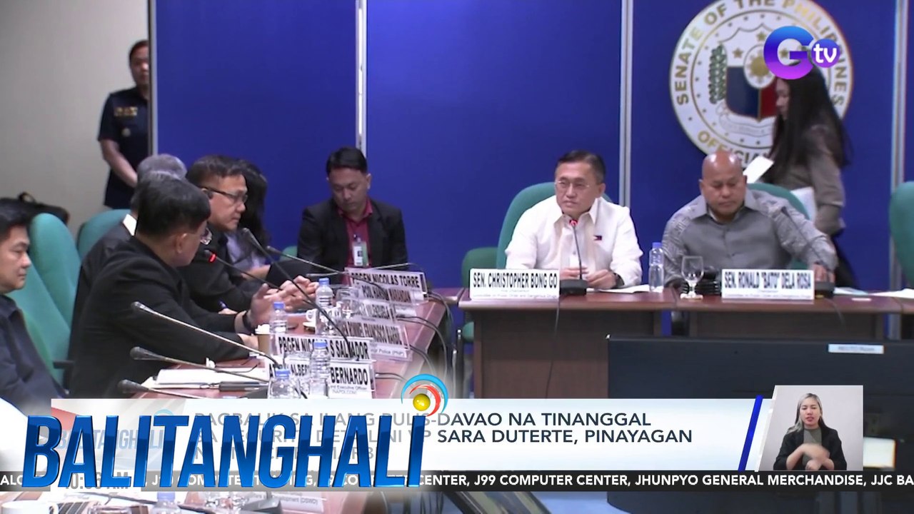 Pagbalik sa ilang pulis-Davao na tinanggal sa security detail ni VP Sara Duterte, pinayagan ni PNP Chief Marbil | Balitanghali