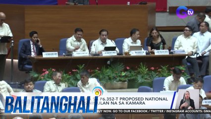 Deliberasyon para sa P6.352-T proposed national budget sa 2025, sinimulan na sa kamara | Balitanghali