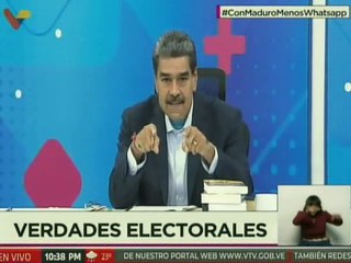 Pdte. Nicolás Maduro: La derecha fascista no está capacitada para dirigir el país