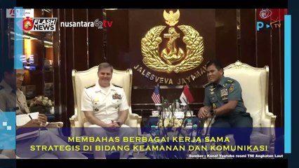 Kunjungan Panglima Armada Ketujuh AS: KSAL Bahas Kerja Sama Keamanan dan Latihan