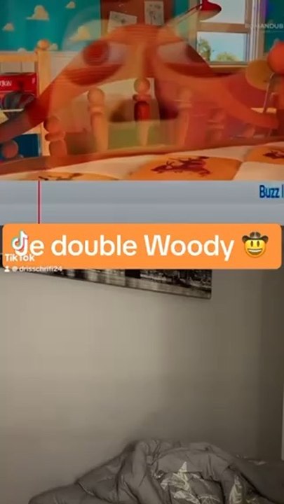 Je double Woody dans toy story ️