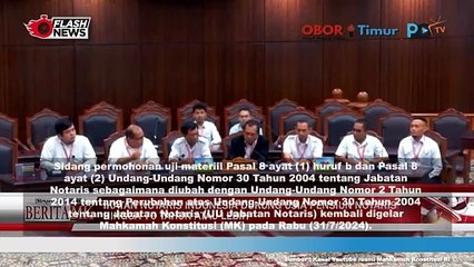 MK Gelar Sidang Terkait Batas Usia Notaris