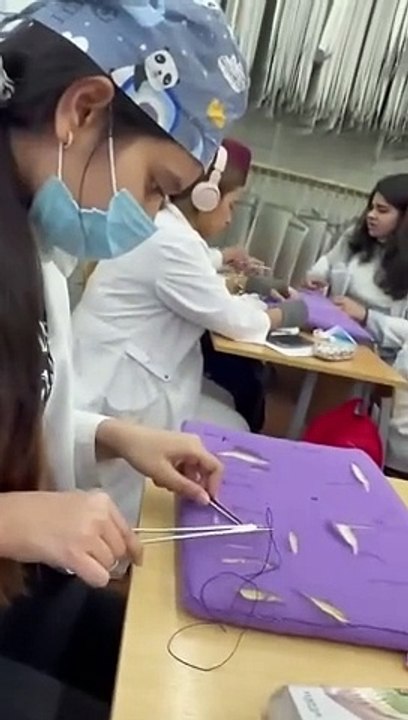 Medical_student_surgery_suture_class_‍⚕️#shorts_#medical_#mbbs_#students_#medico