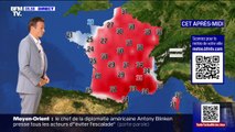 De la pluie des pyrénées jusqu aux alpes, avec des températures comprises entre 8°c et 21°c... la météo de ce lundi 17 novembre
