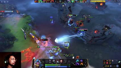 MMR Double Down Gameplay Live Stream Highlight | Comeback Is Real | Dota2 Highlight 7.37
