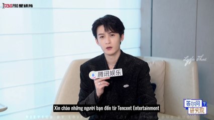 [Vietsub] Đàn Kiện Thứ phỏng vấn với Giải trí Tencent (vai Tương Liễu trong Trường tương tư 2) 240722