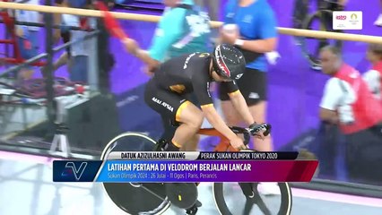 Latihan pertama Jijoe di velodrom berjalan lancar