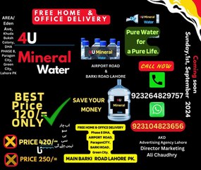 Order 4U Mineral Water Today 🥤