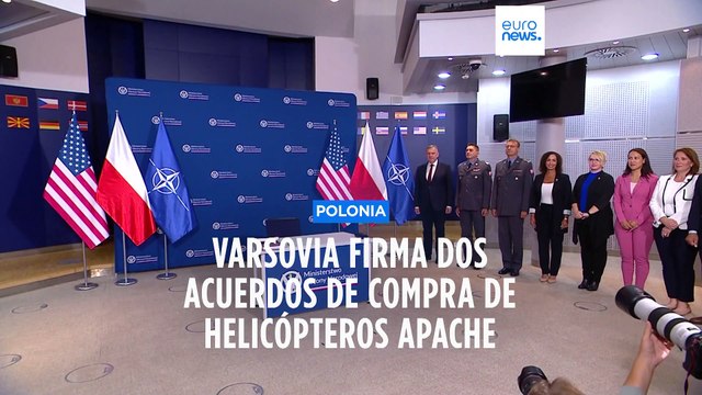 Polonia firma acuerdos para la adquisición de helicópteros Apache