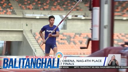 EJ Obiena, nag-4th place sa Men's Pole Vault Finals | Balitanghali