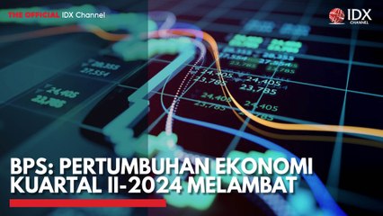 BPS: Pertumbuhan Ekonomi Kuartal II-2024 Melambat
