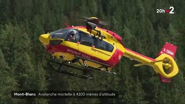 Deux alpinistes allemands recherchés dans le massif du Mont-Blanc après l’effondrement d’un bloc de glace qui a fait un mort et quatre blessés, indique le Peloton de Gendarmerie de Haute-Montagne - VIDEO
