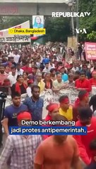 Bangladesh Memanas, PM Hasina Melarikan Diri