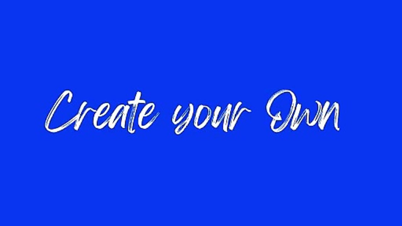 Create your Own voice