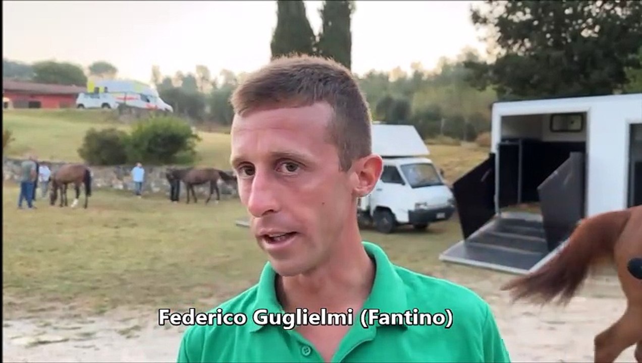 Previsite Palio, le parole dei fantino Federico Guglielmi