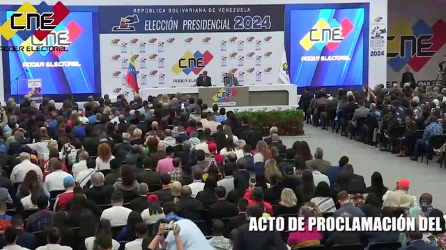 La autoridad electoral de Venezuela entrega las actas al Tribunal Supremo