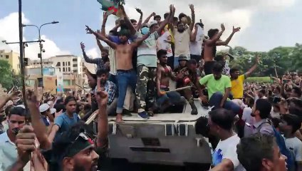 Bangladesh protesters vandalise former leader's statue as military takes control