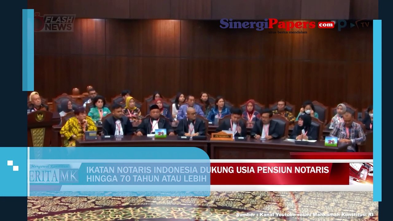 MK Gelar Sidang Terkait Batas Usia Notaris