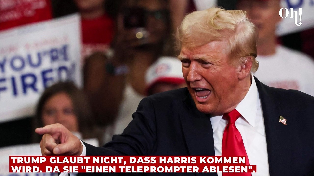 TV-Duell mit Kamala Harris: EX-Präsident Donald Trump stellt Bedingungen