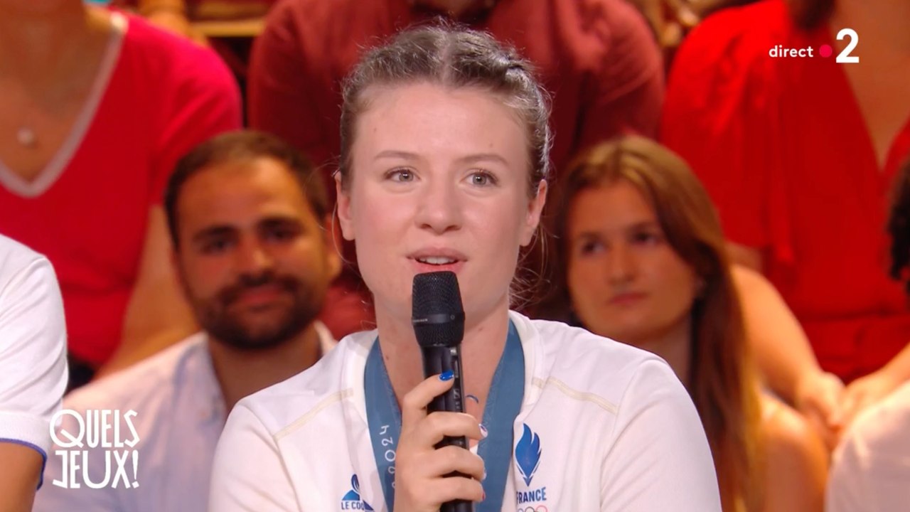 Quels Jeux : Camille Jedrzejewski rembarre Paul de Saint-Sernin après une question sur sa médaille d’argent